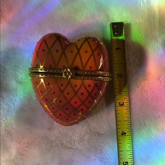 Pink and Gold Decorative Trinket Box - Picture 7 of 9